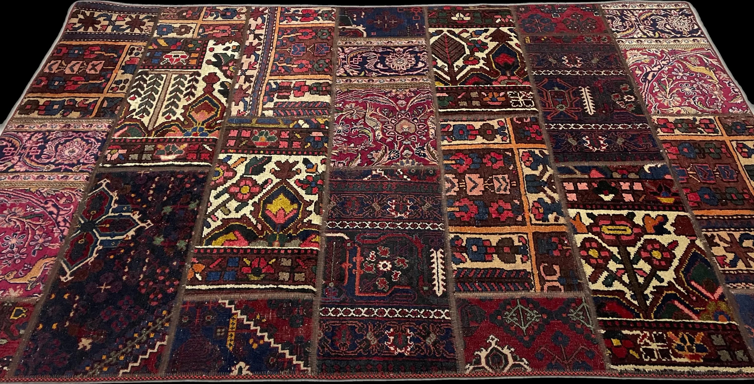 Perspective view of the rug