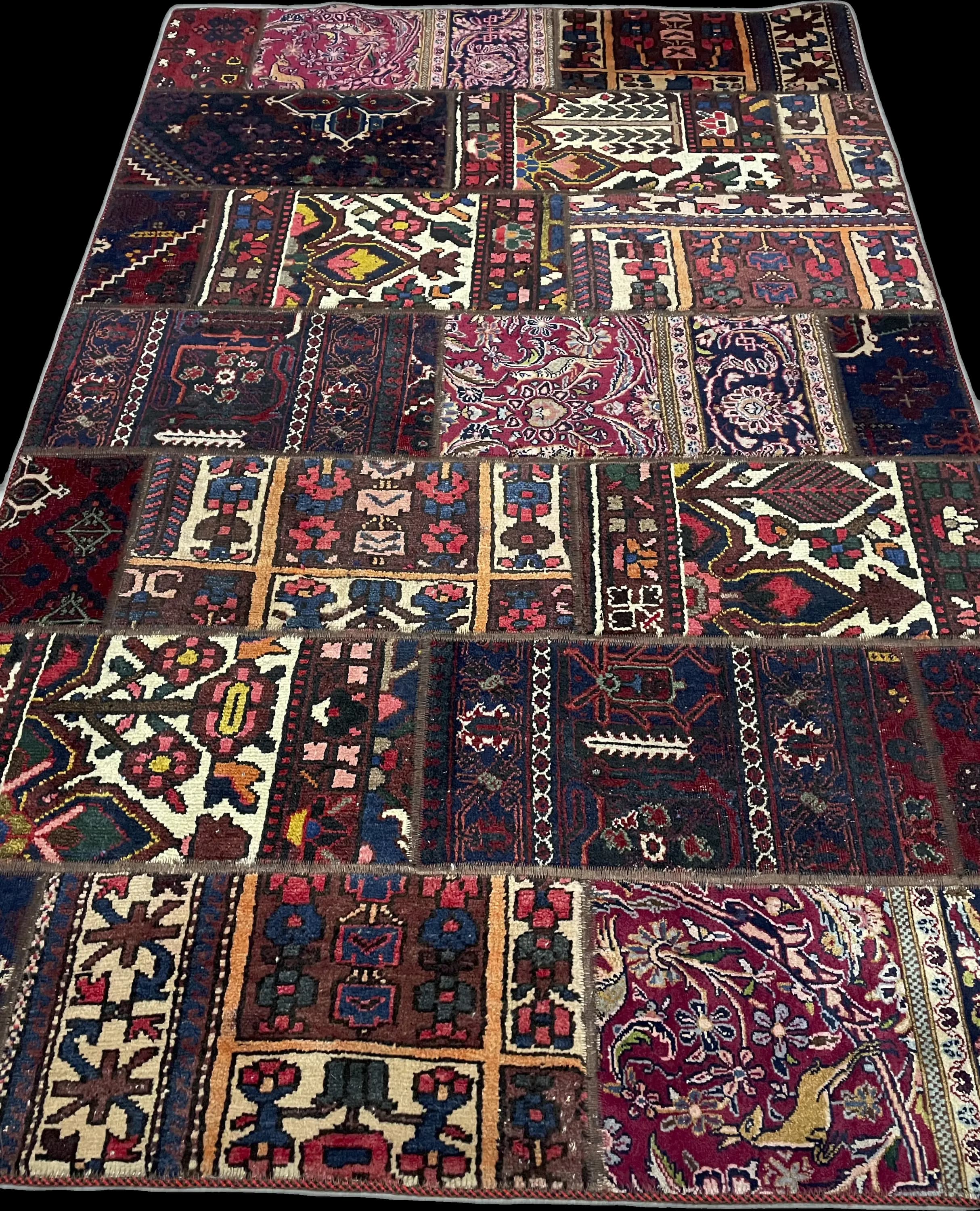 Perspective view of the rug