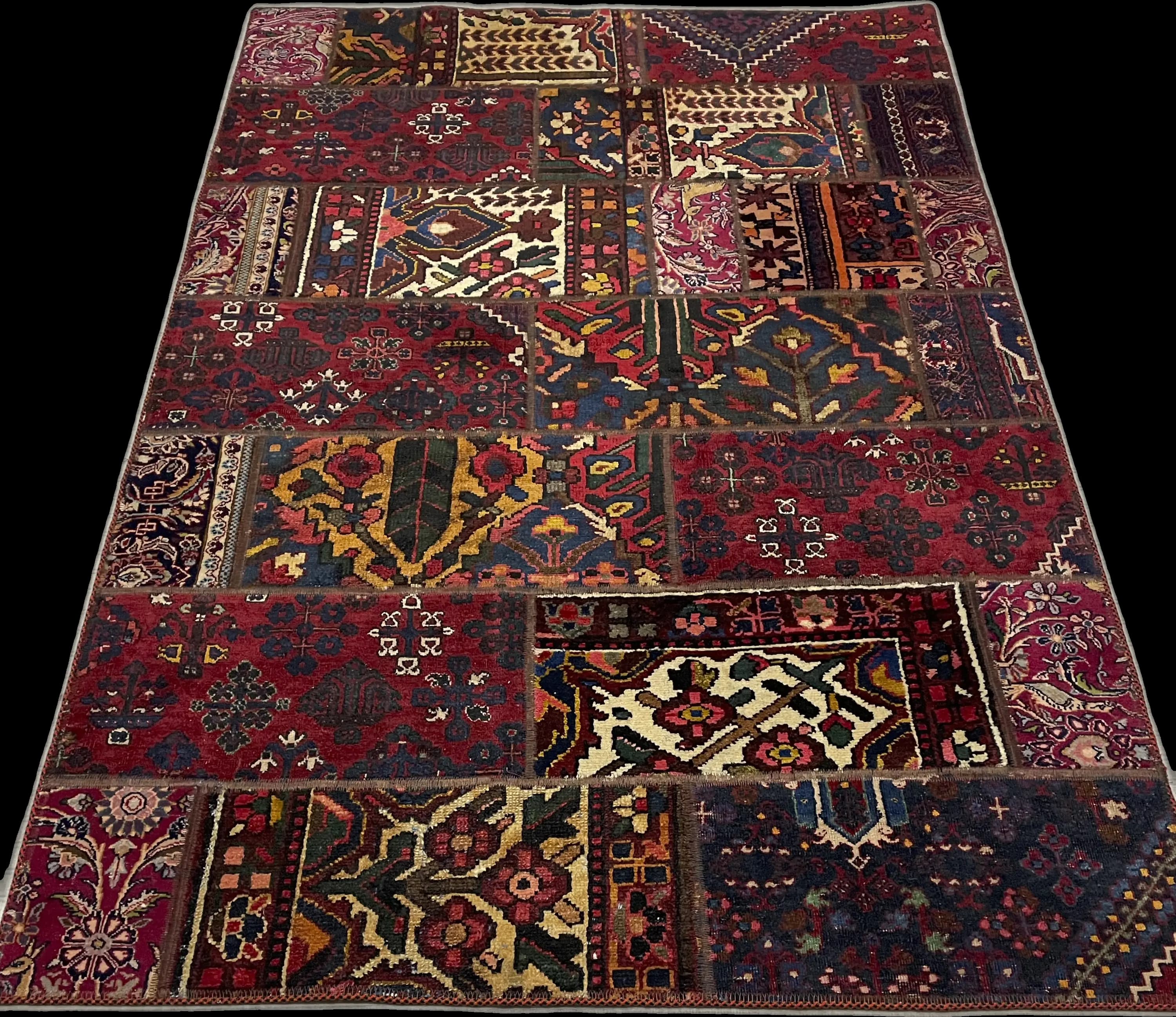 Perspective view of the rug