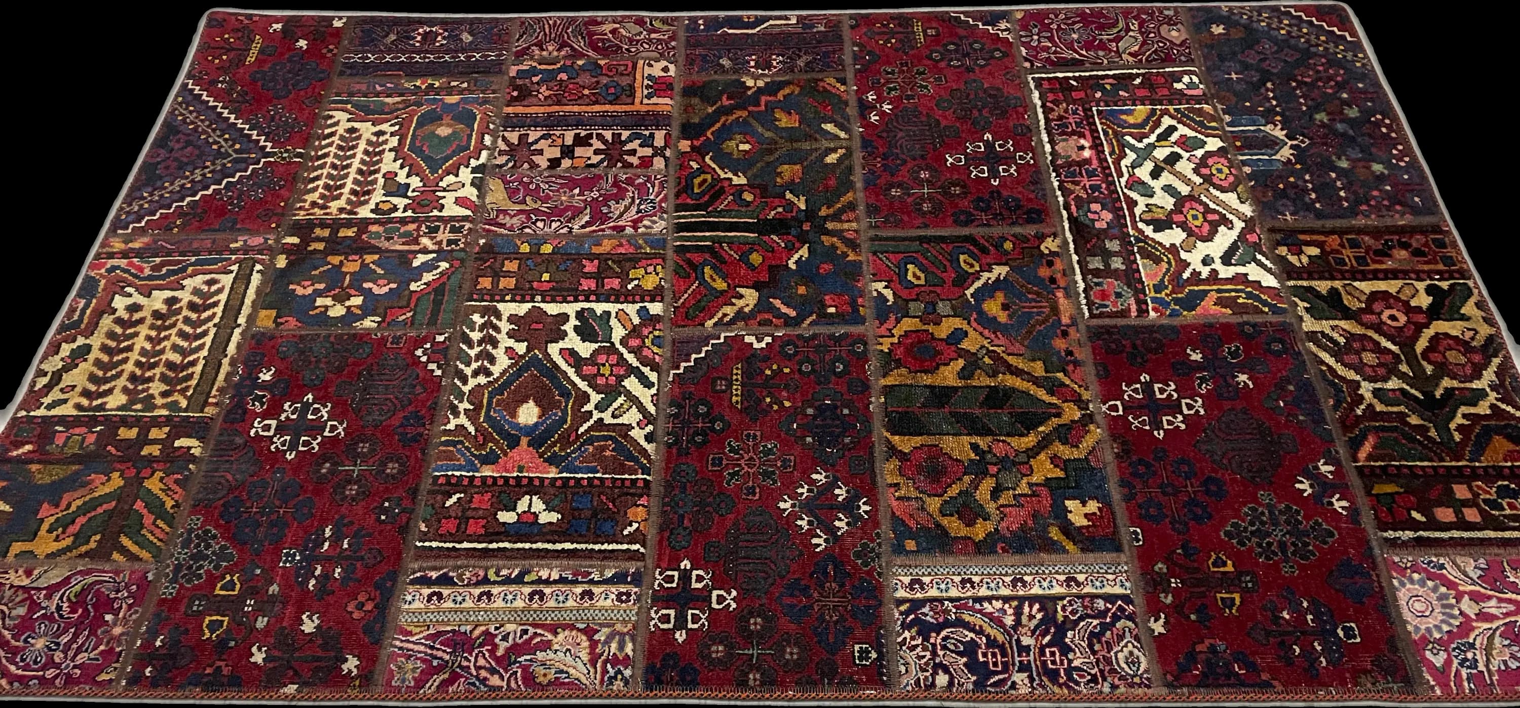 Perspective view of the rug