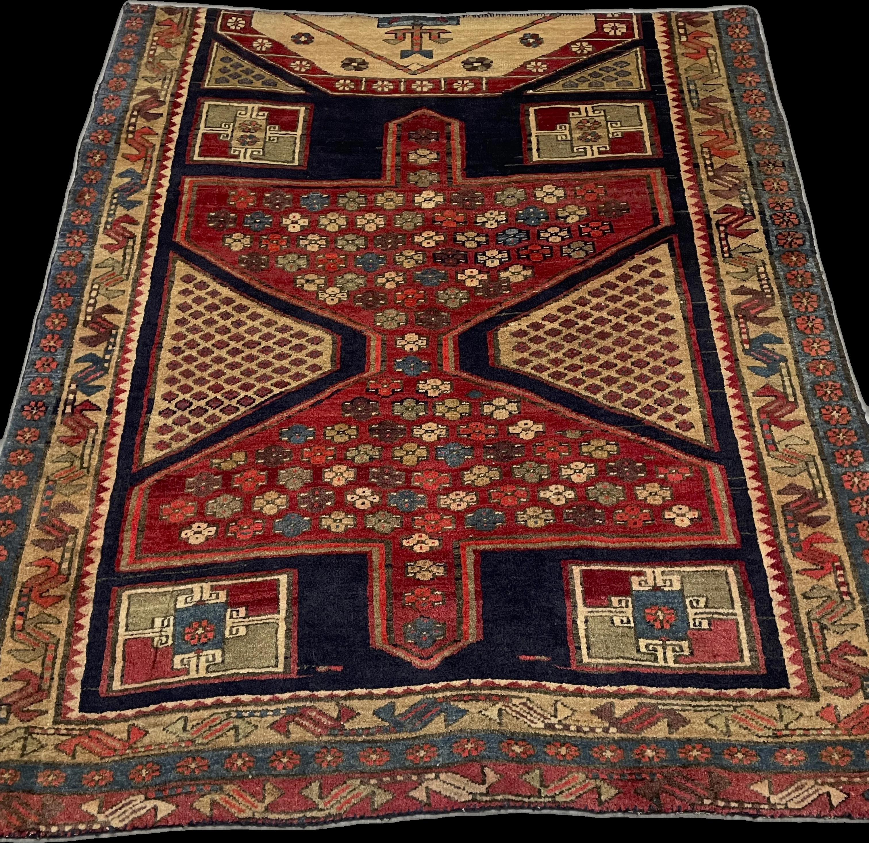 Perspective view of the rug