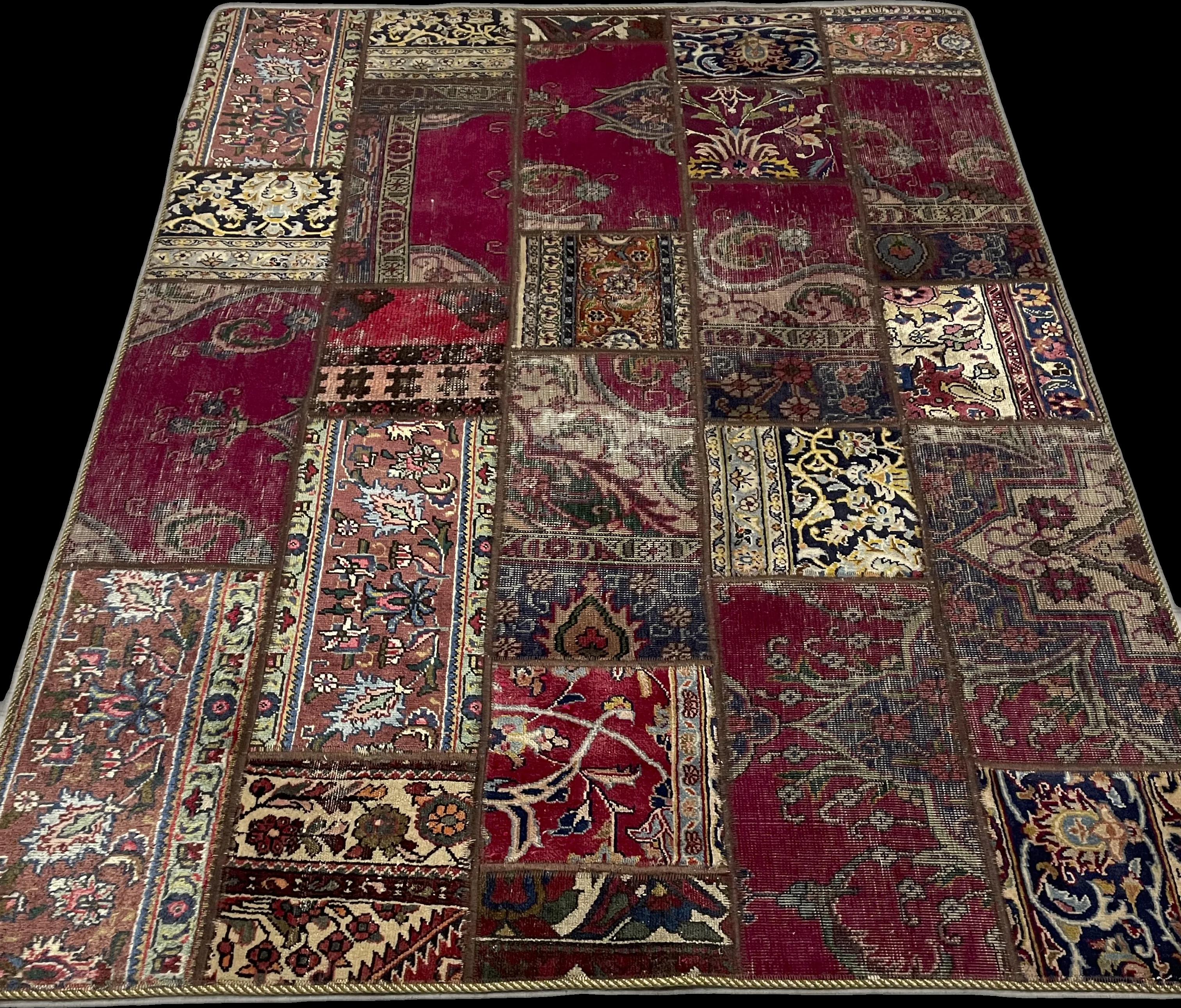 Perspective view of the rug