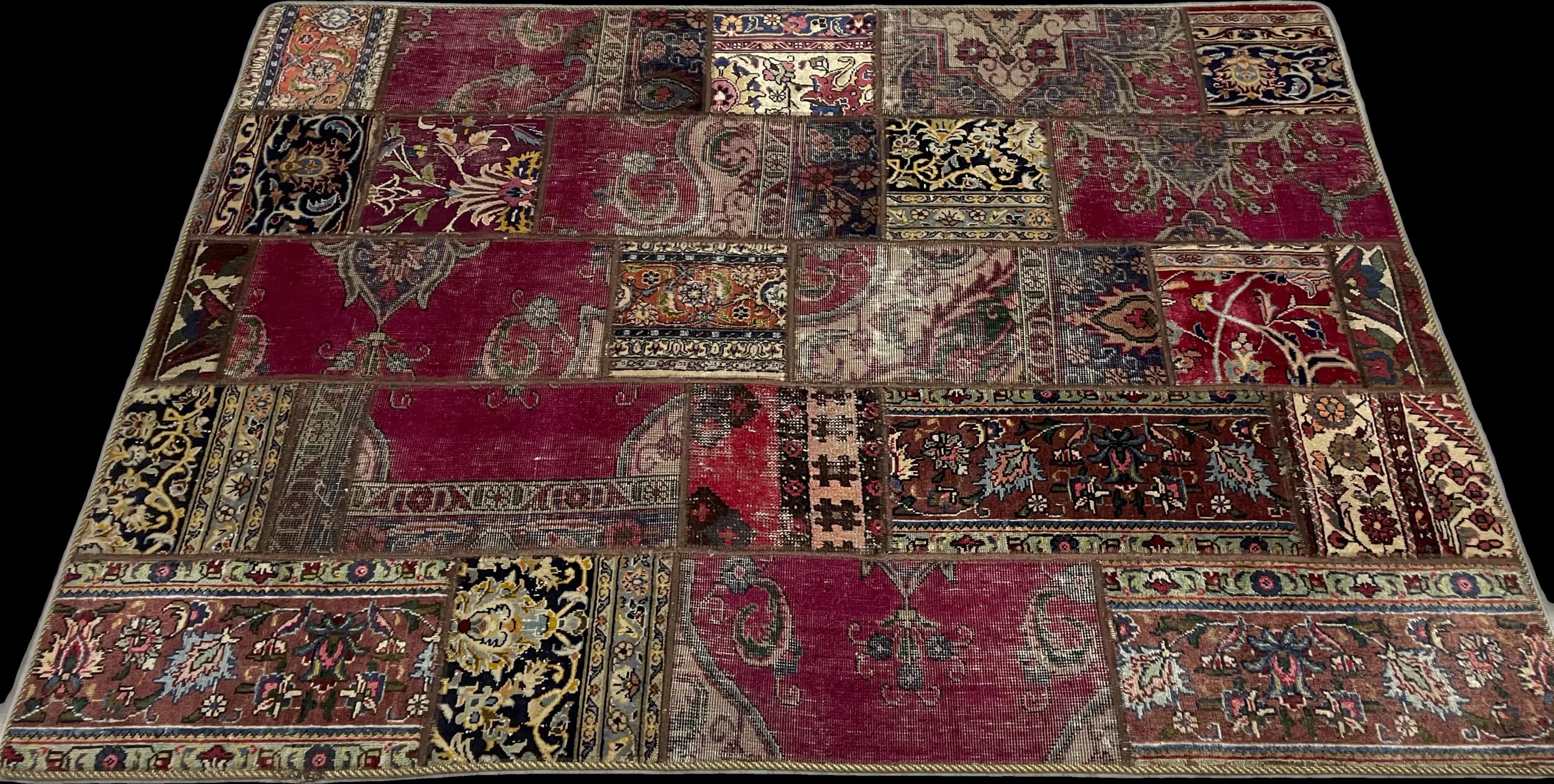 Perspective view of the rug