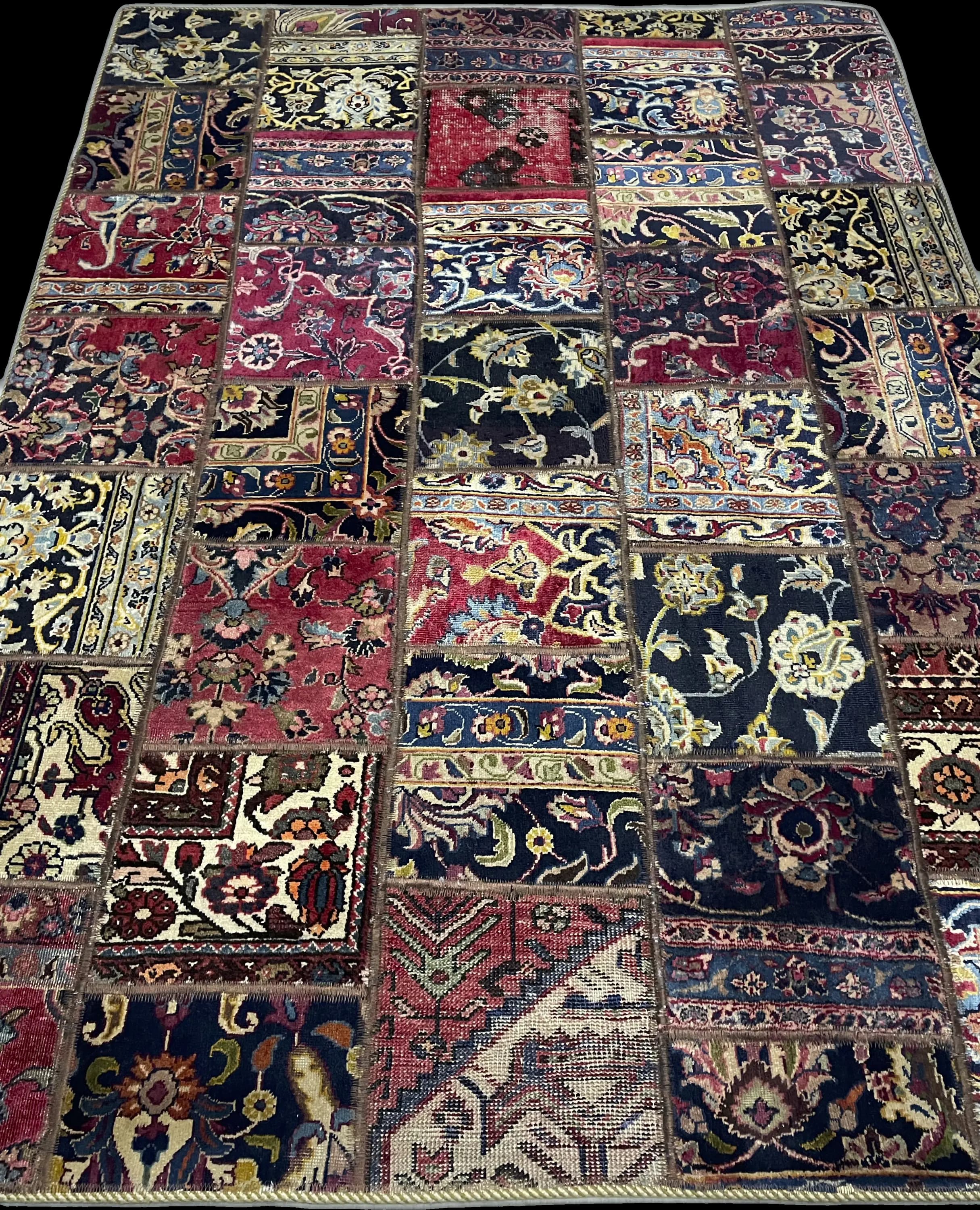 Perspective view of the rug