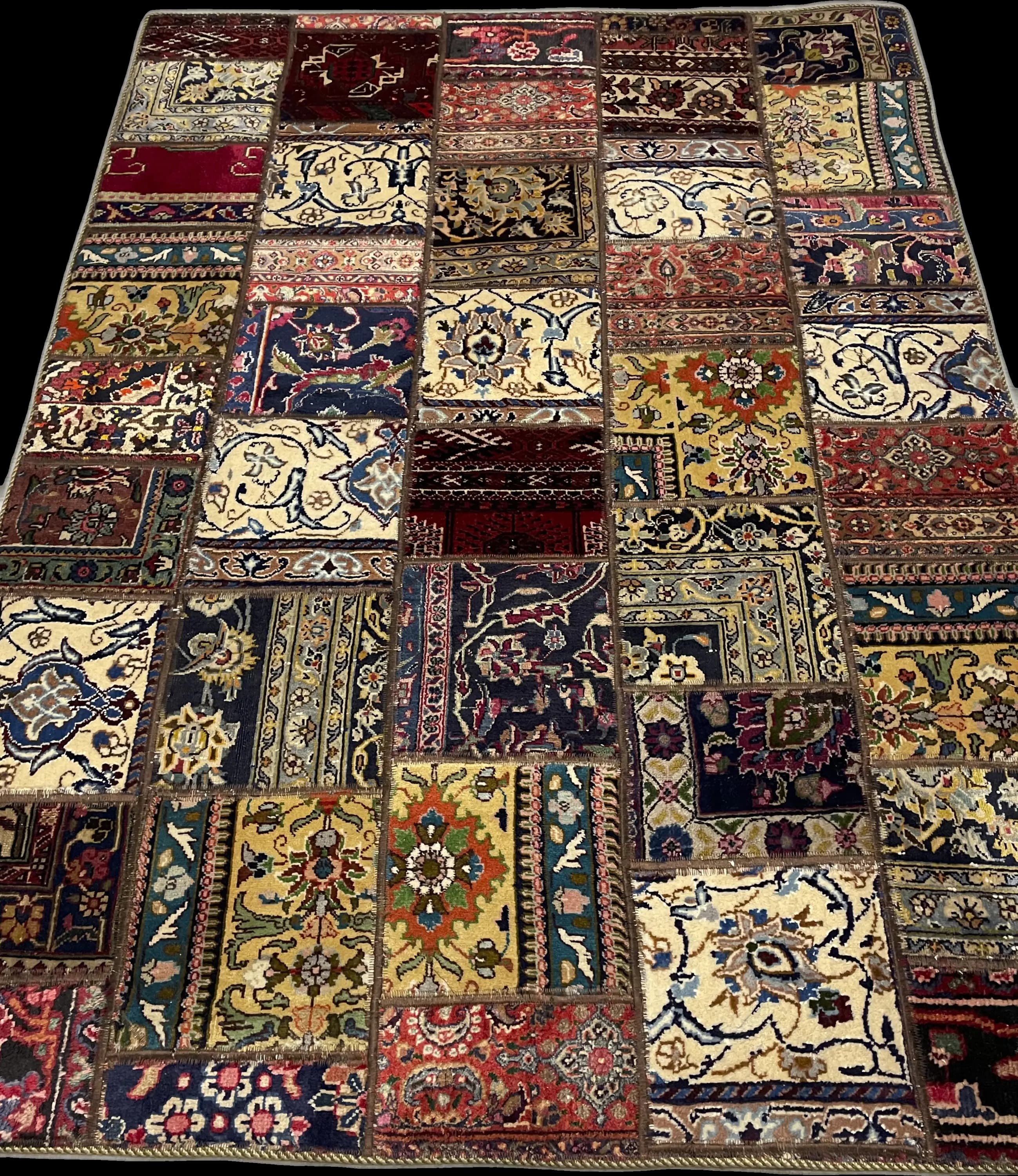 Perspective view of the rug