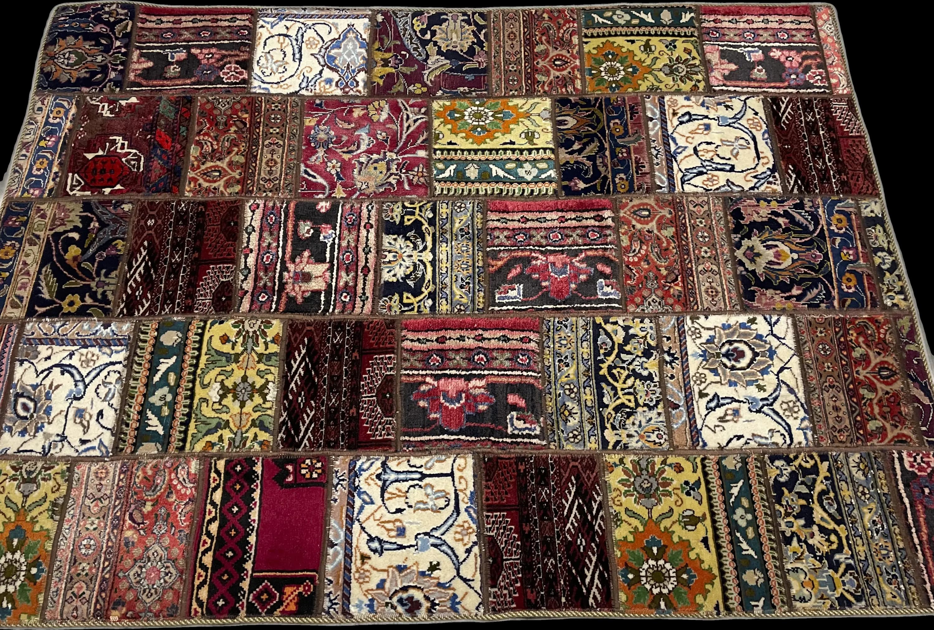 Perspective view of the rug