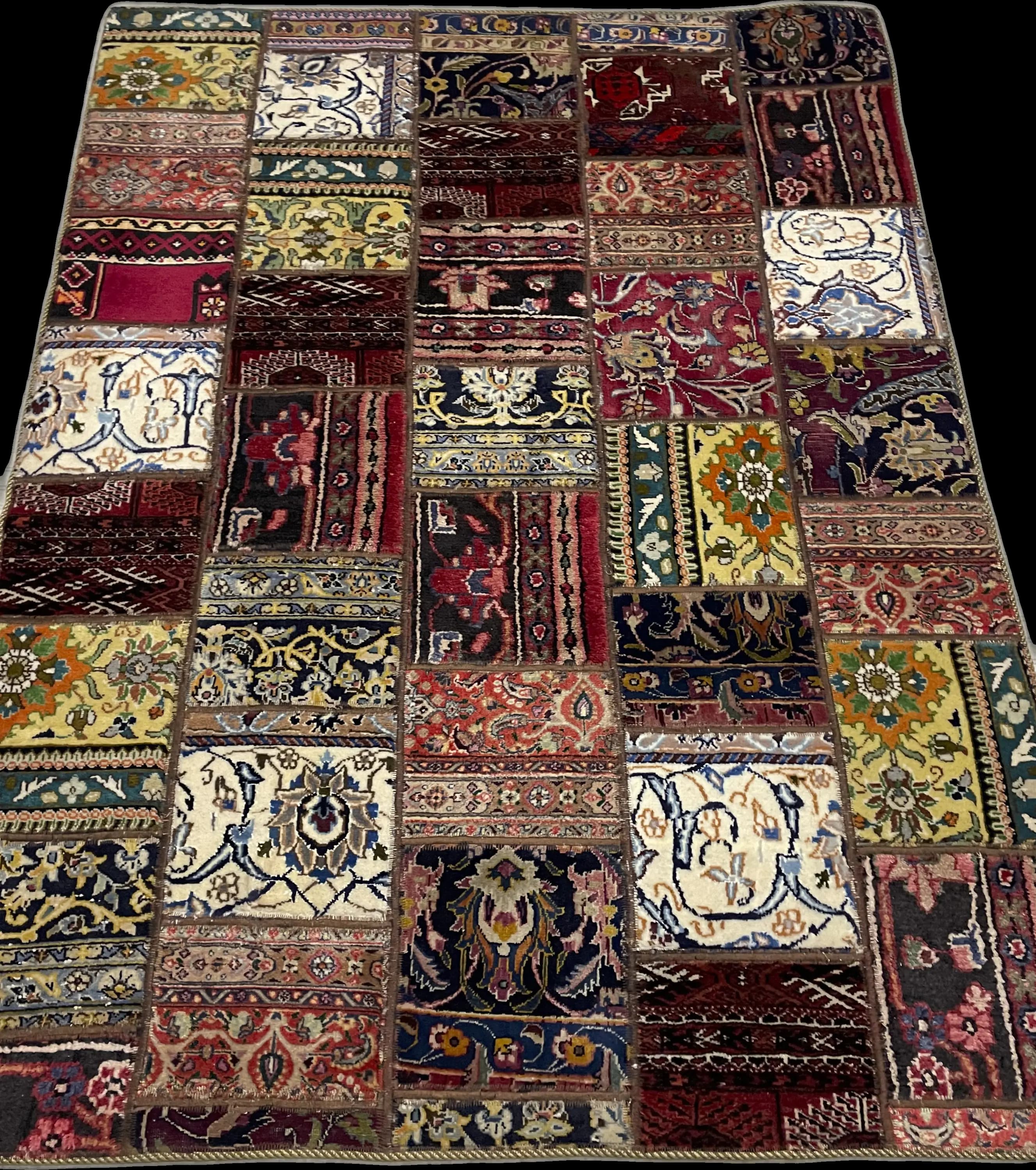 Perspective view of the rug