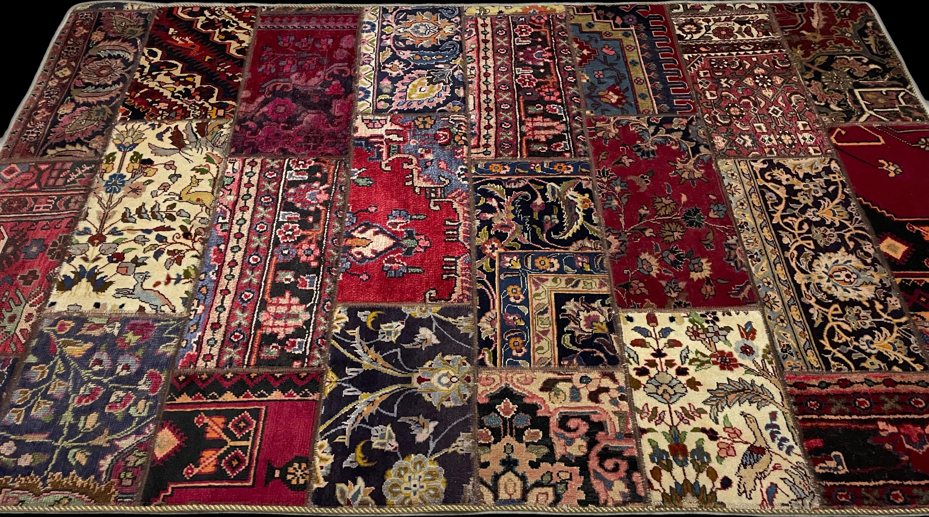 Perspective view of the rug