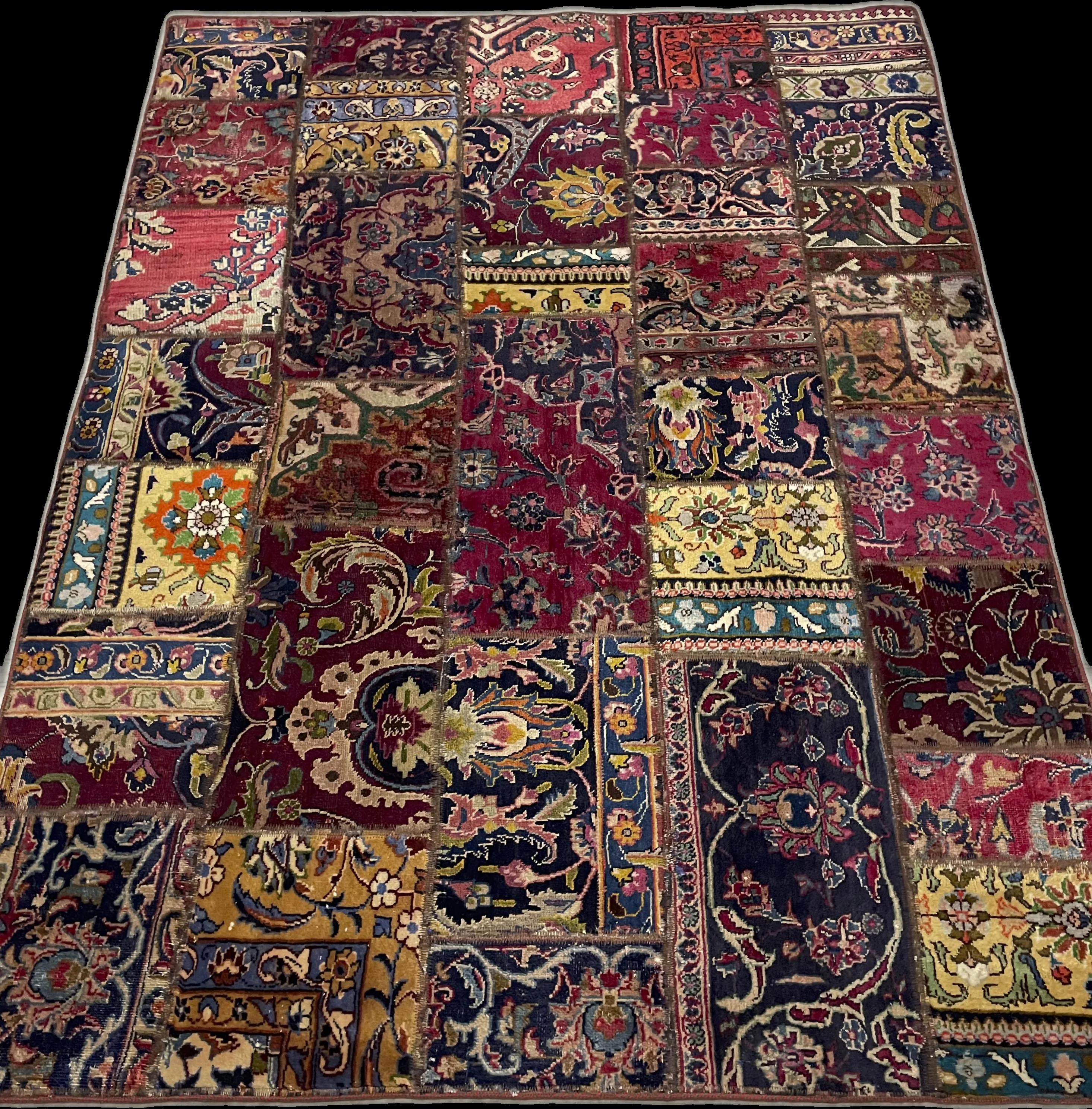 Perspective view of the rug