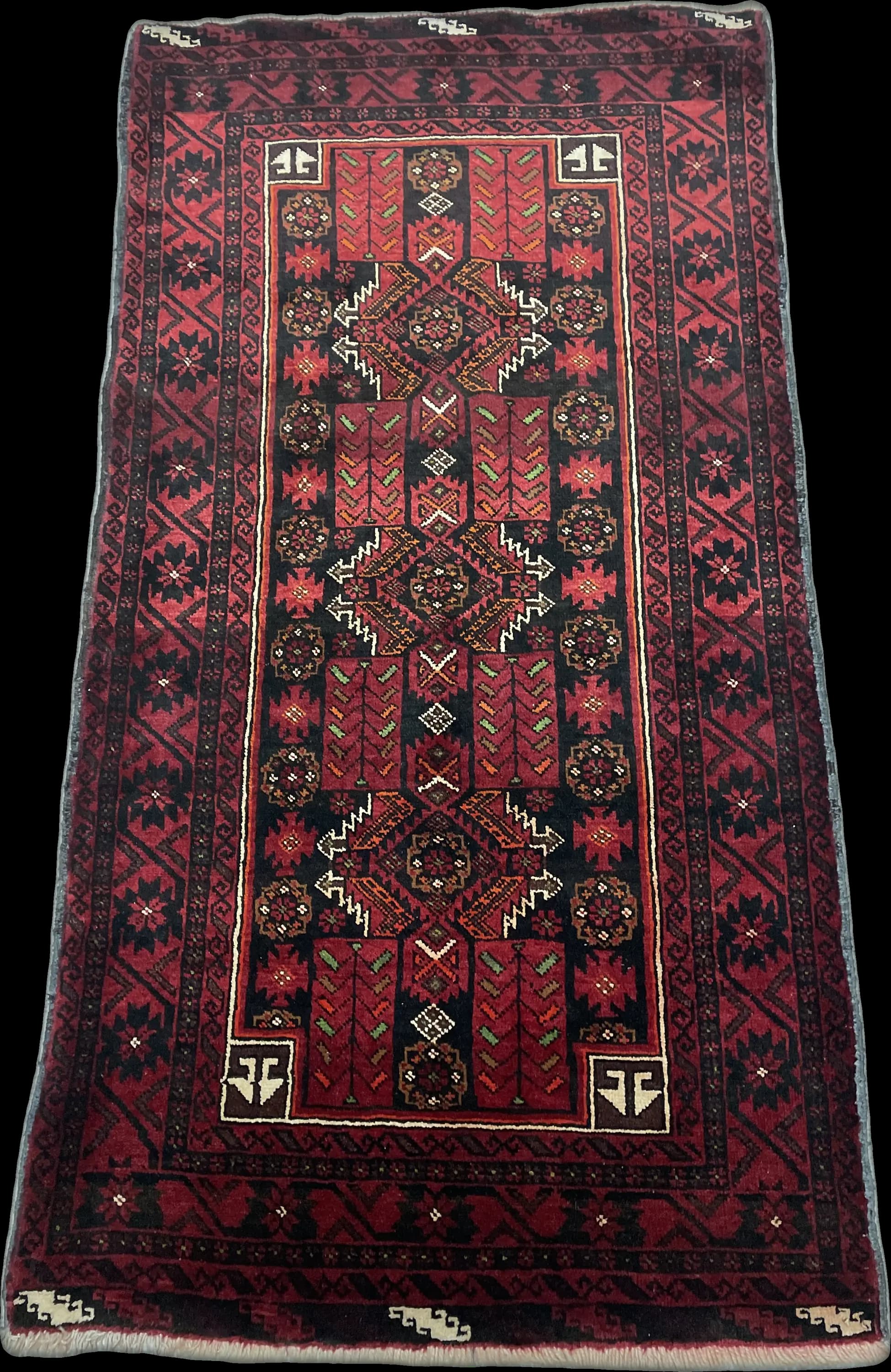 Perspective view of the rug