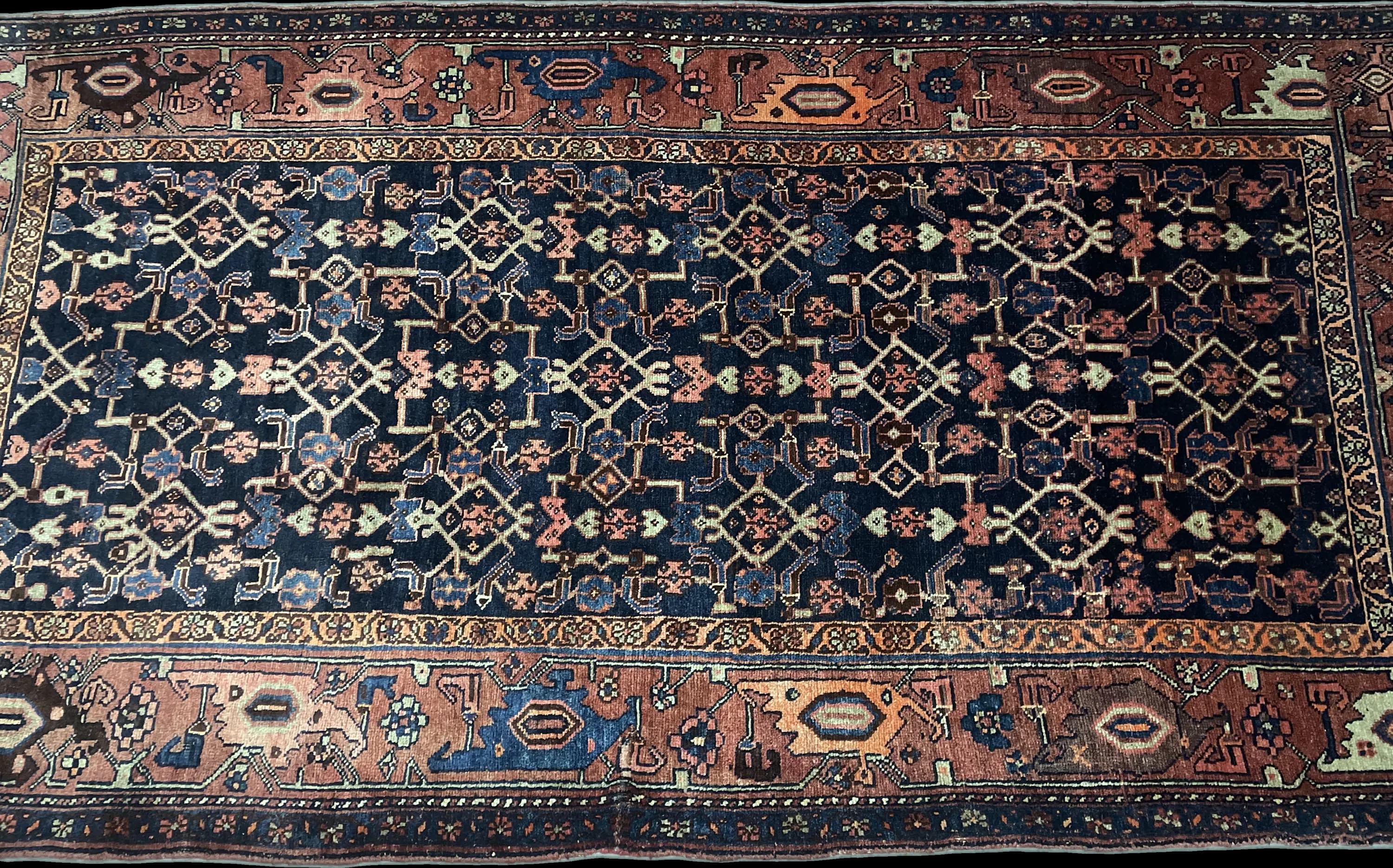 Perspective view of the rug