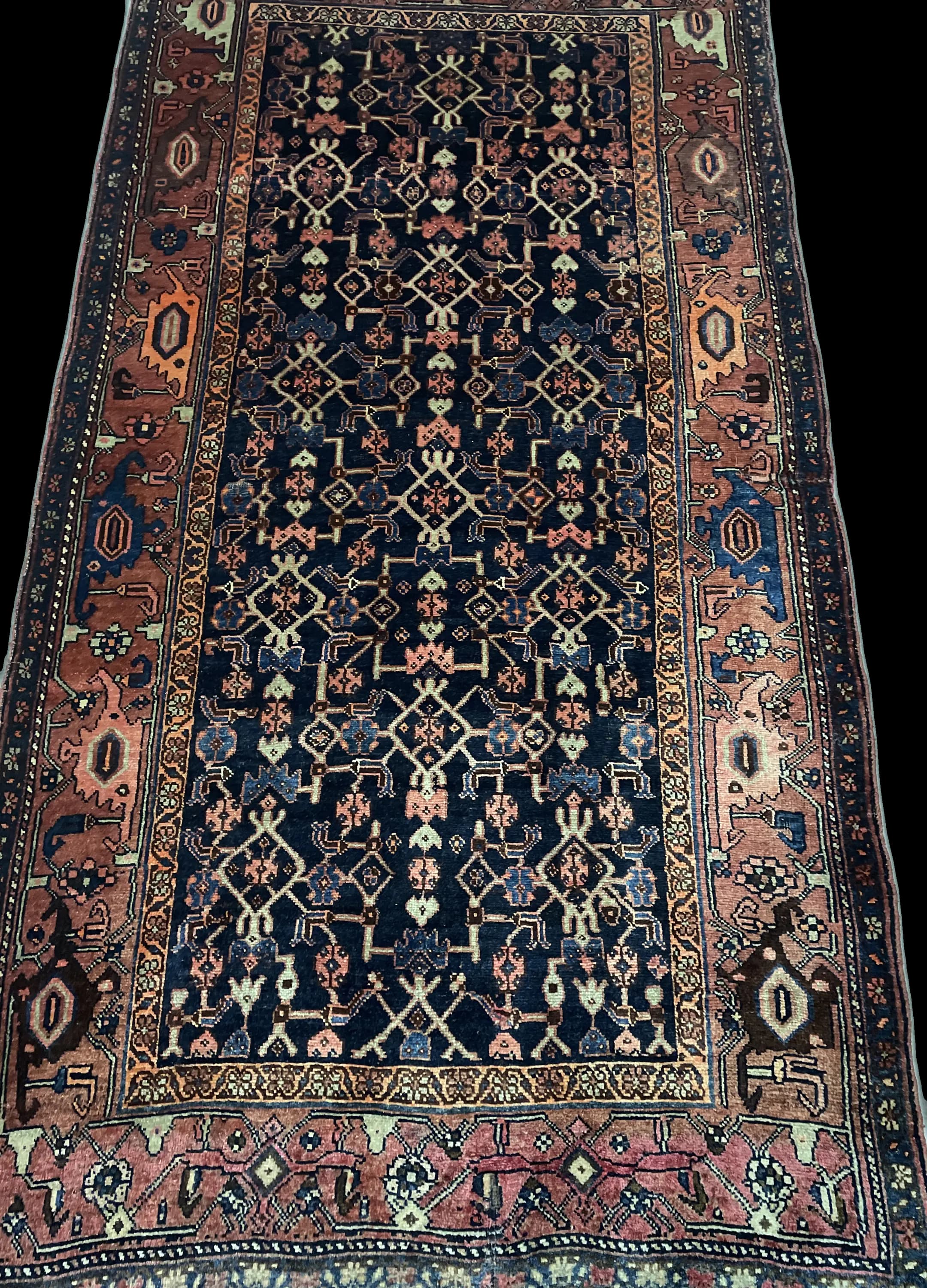 Perspective view of the rug