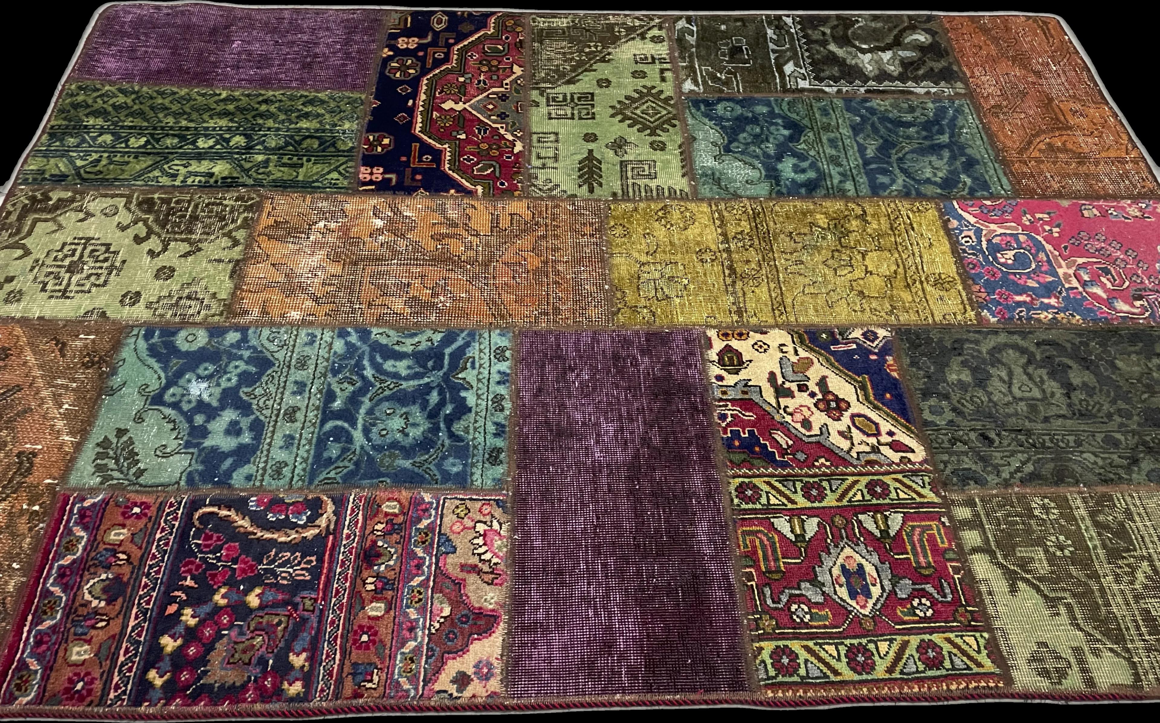 Perspective view of the rug