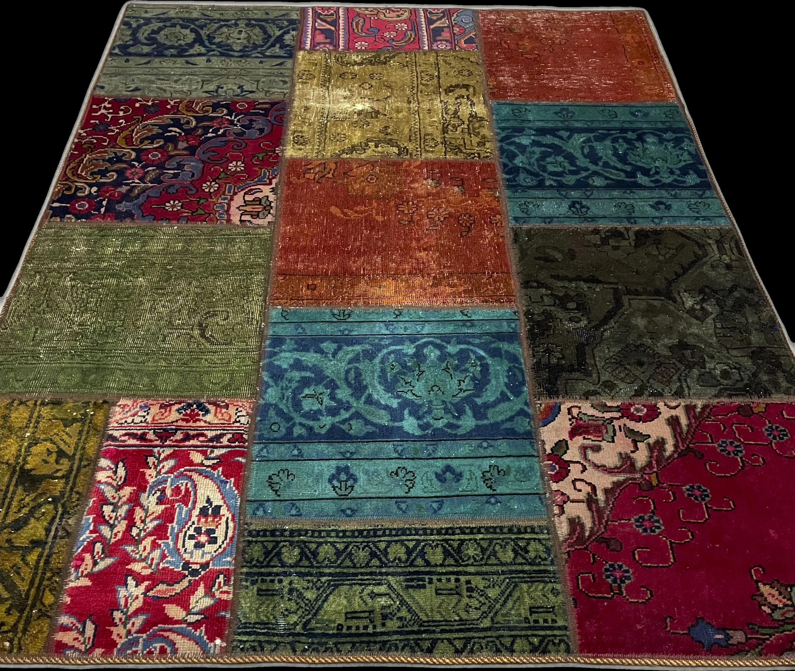 Perspective view of the rug