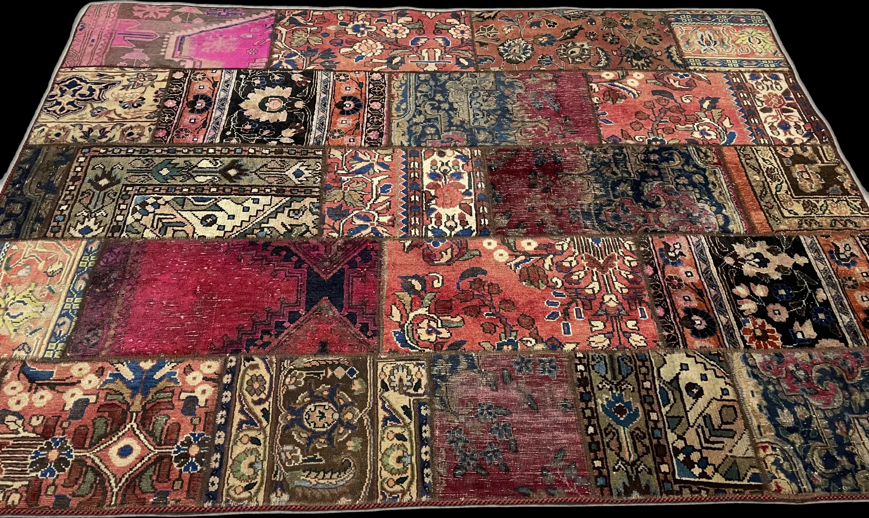 Perspective view of the rug