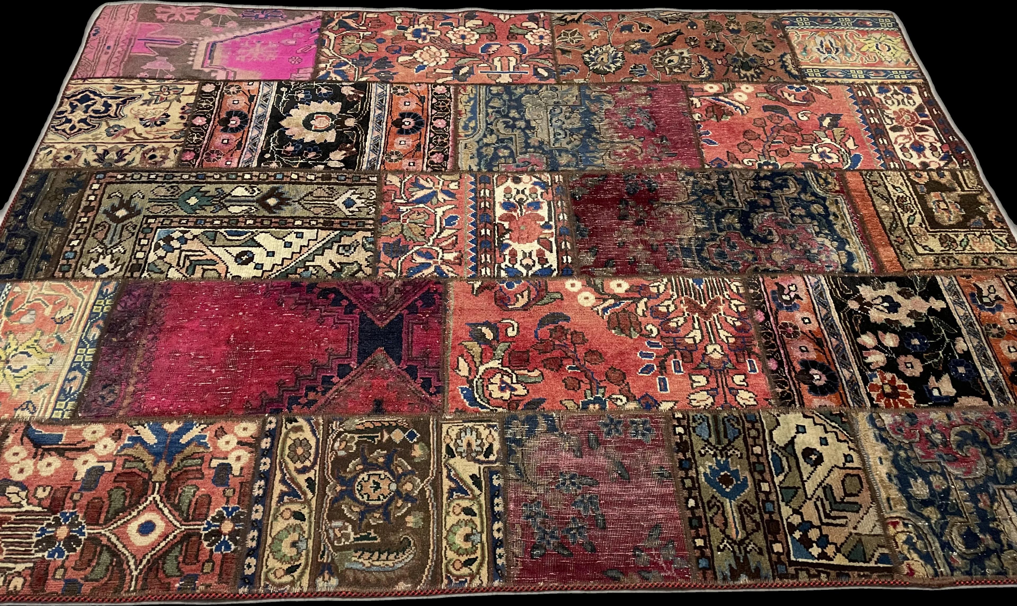 Perspective view of the rug