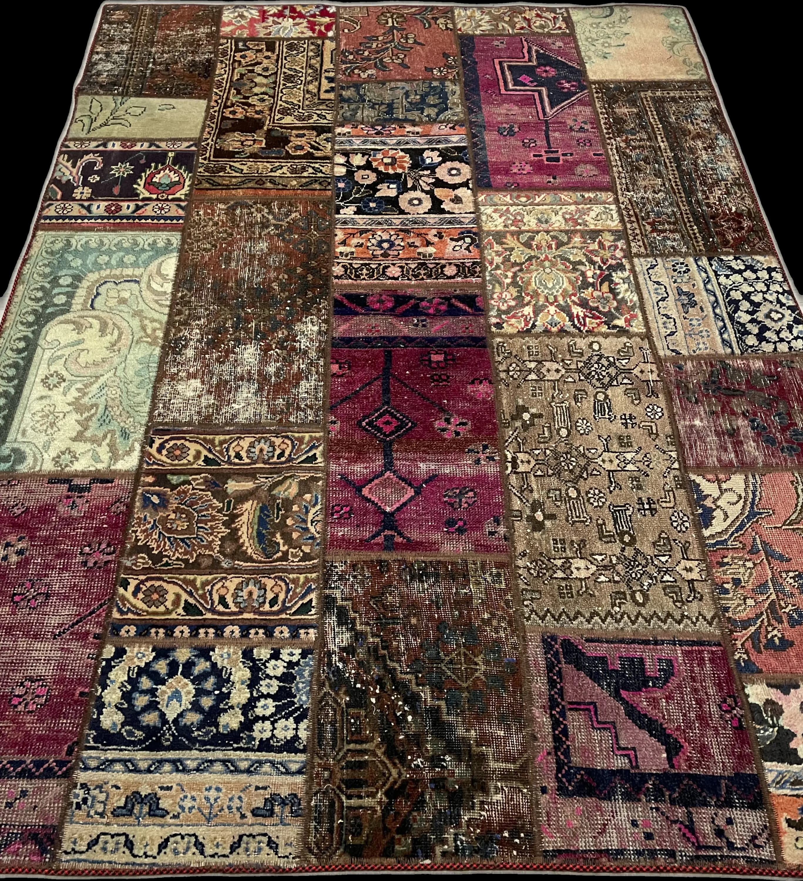 Perspective view of the rug