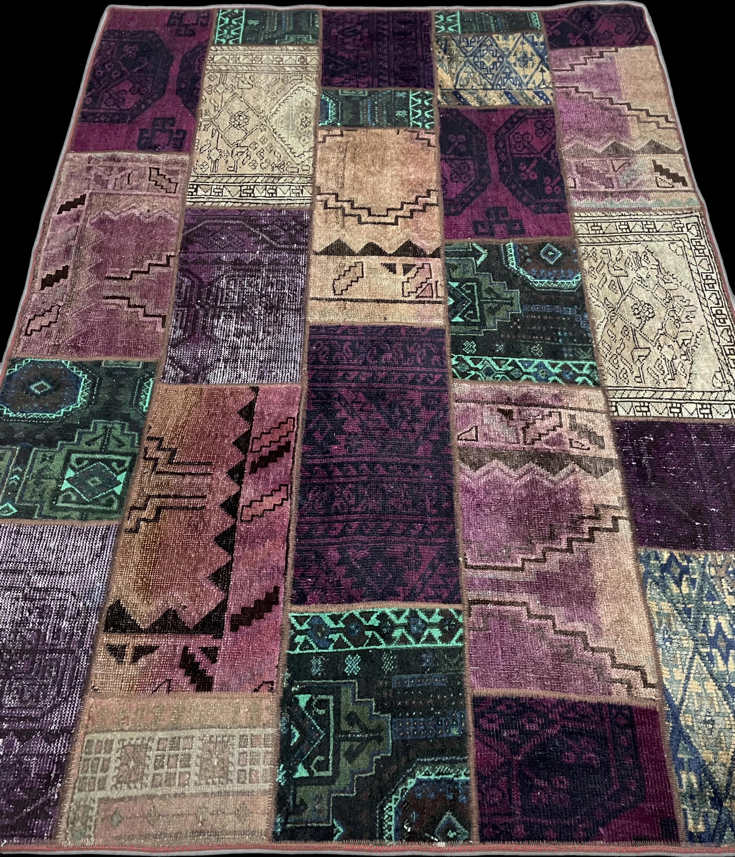 Perspective view of the rug