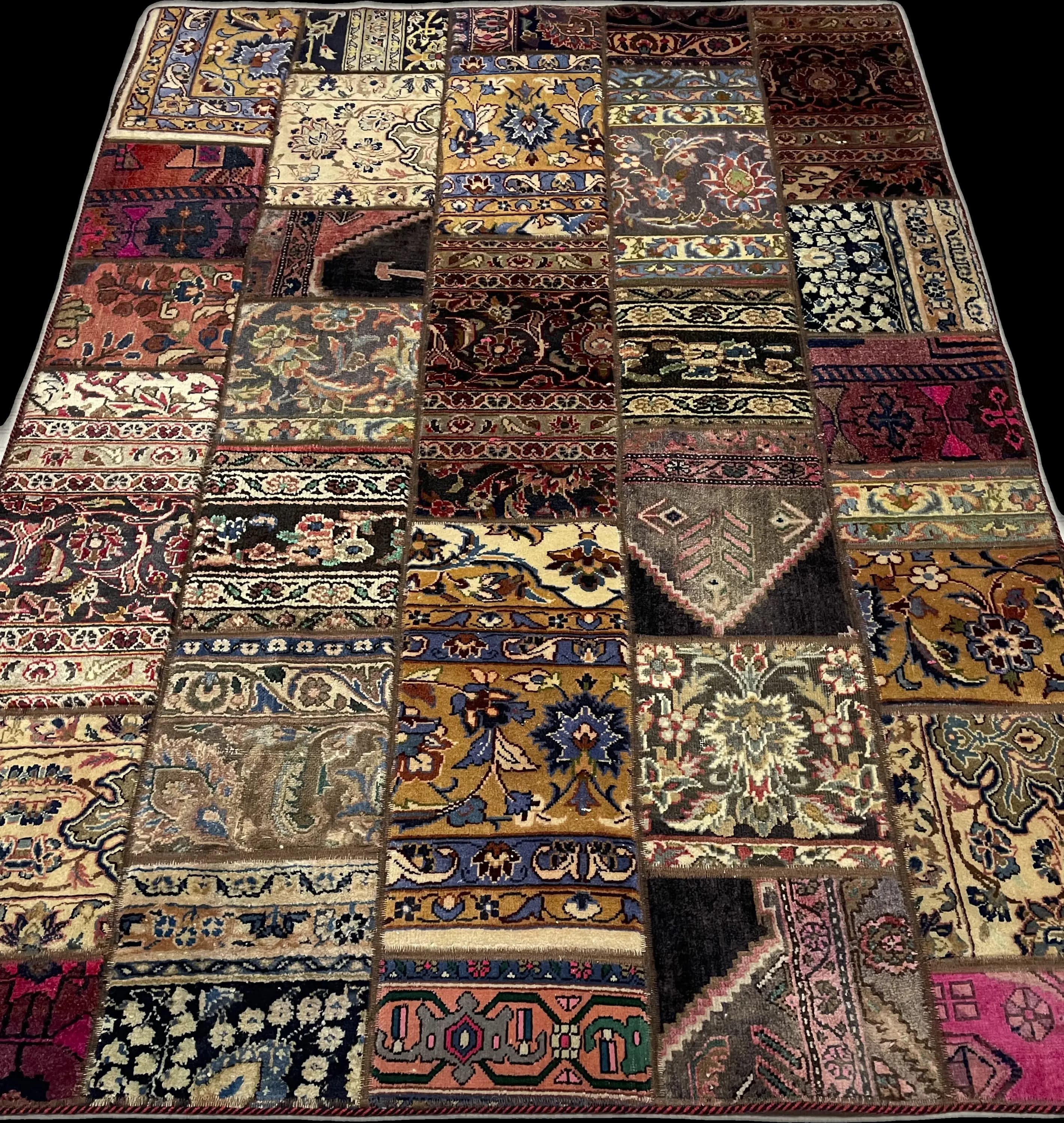 Perspective view of the rug