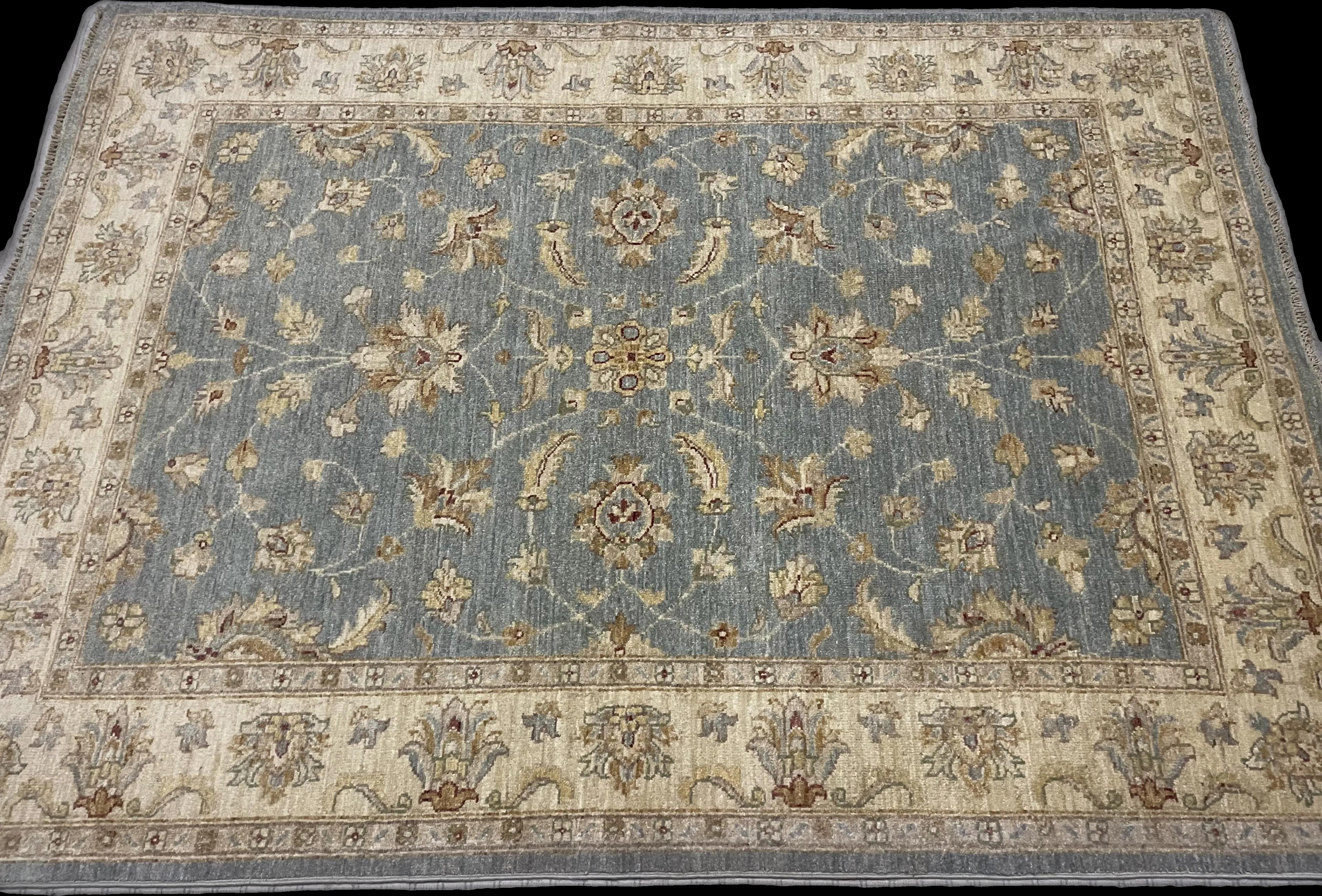 Perspective view of the rug