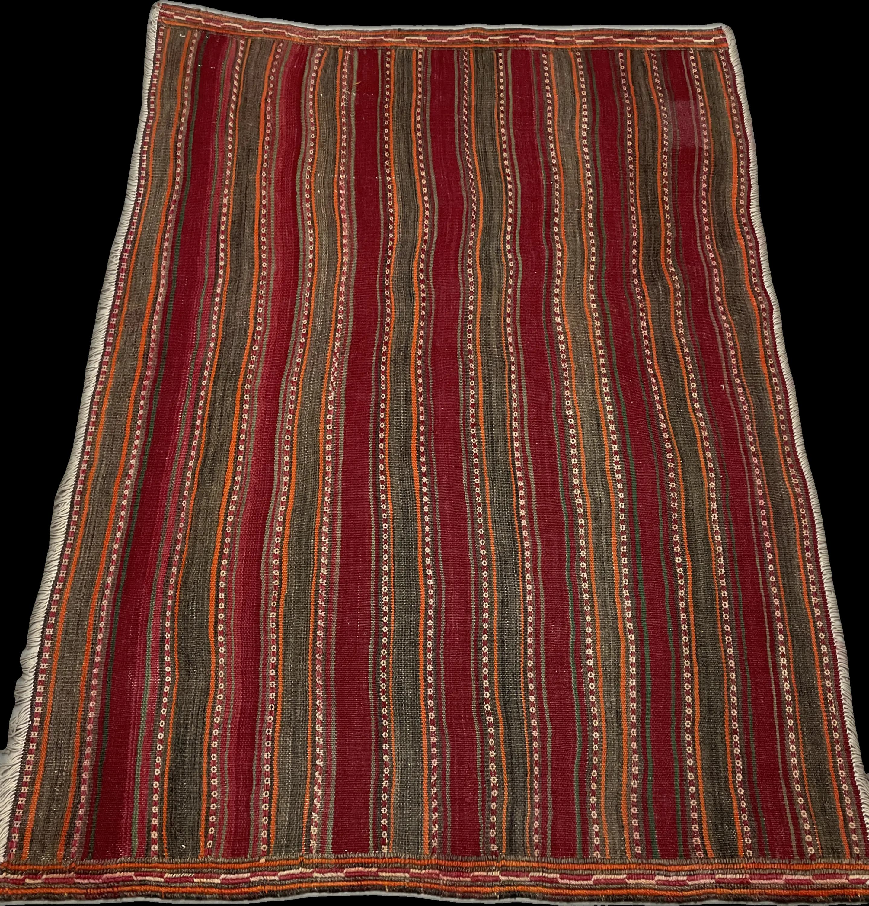 Perspective view of the rug