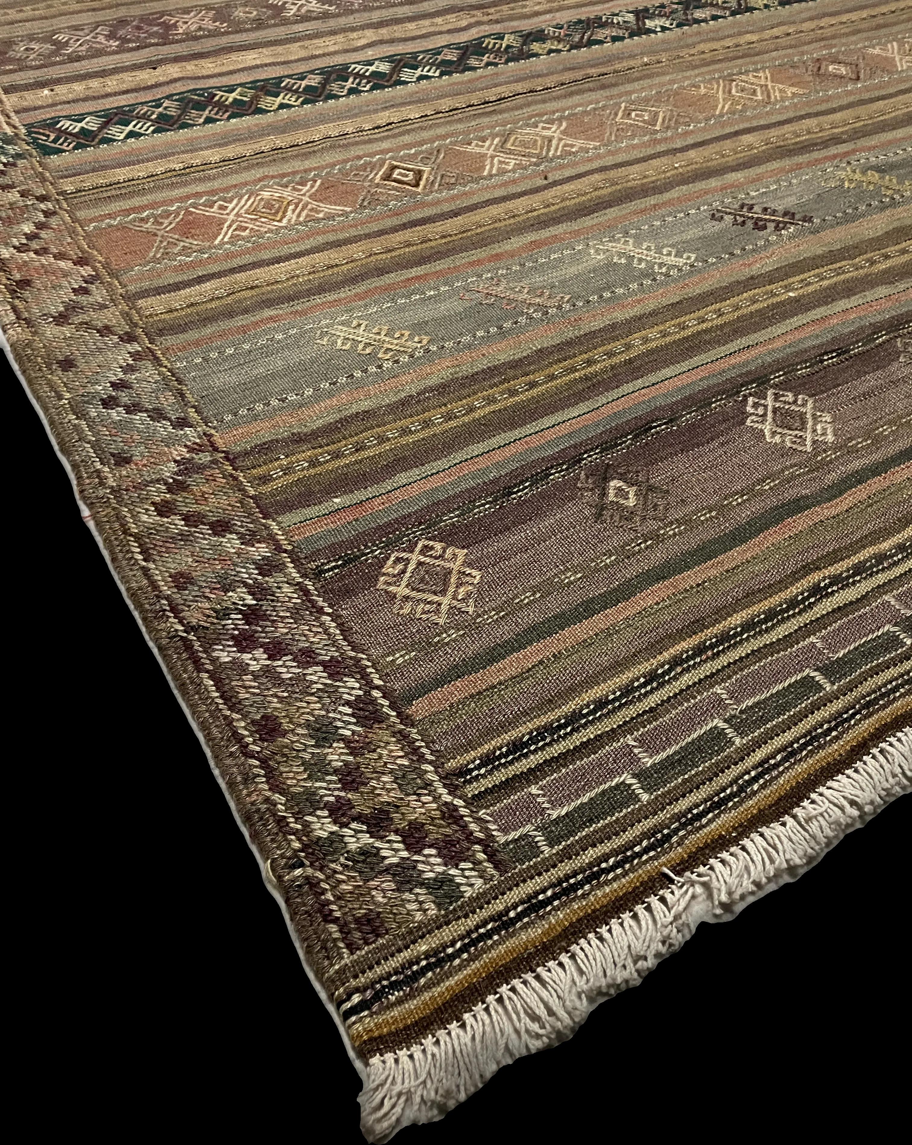 Corner, edge of the rug