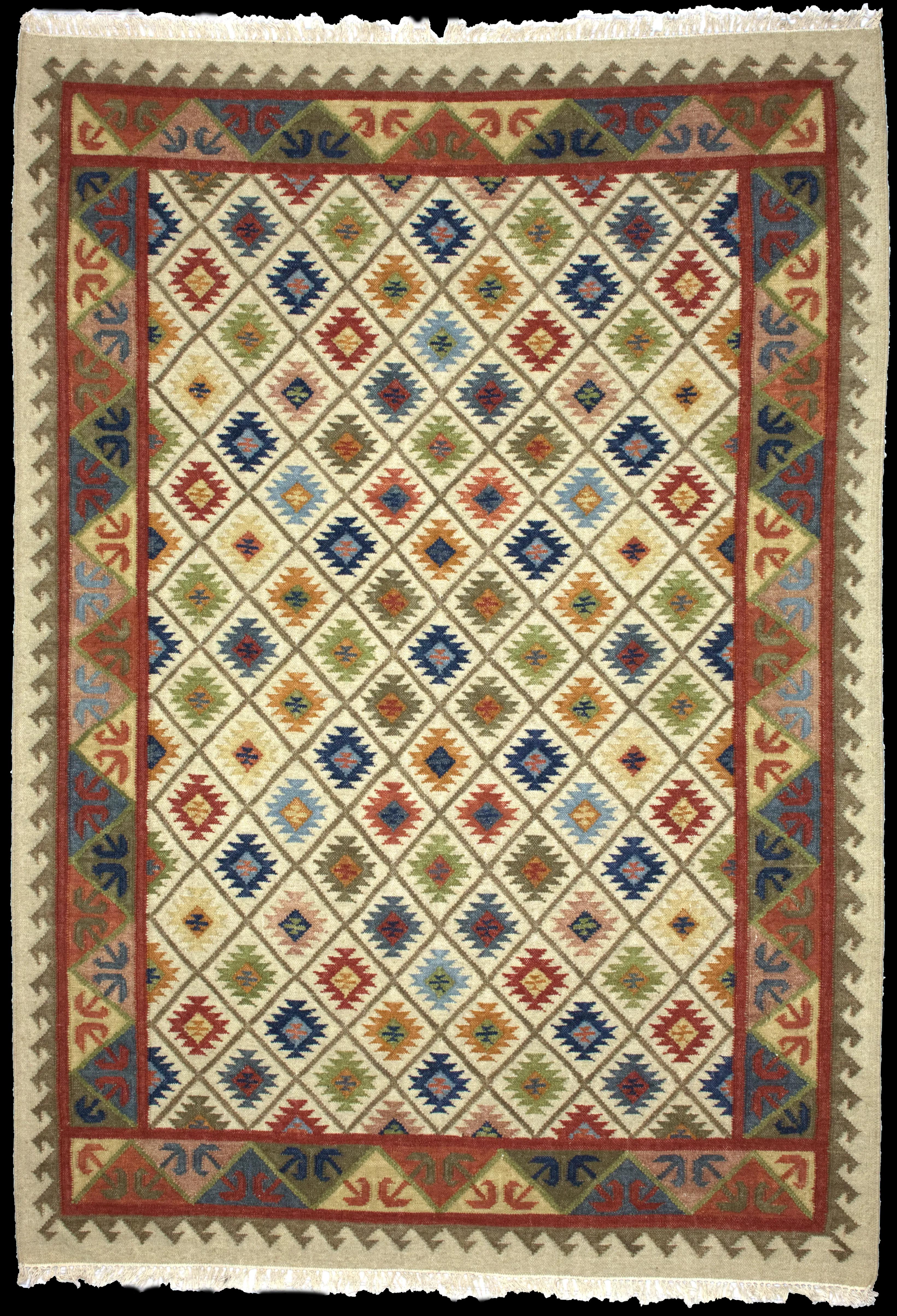 Complete view of the rug