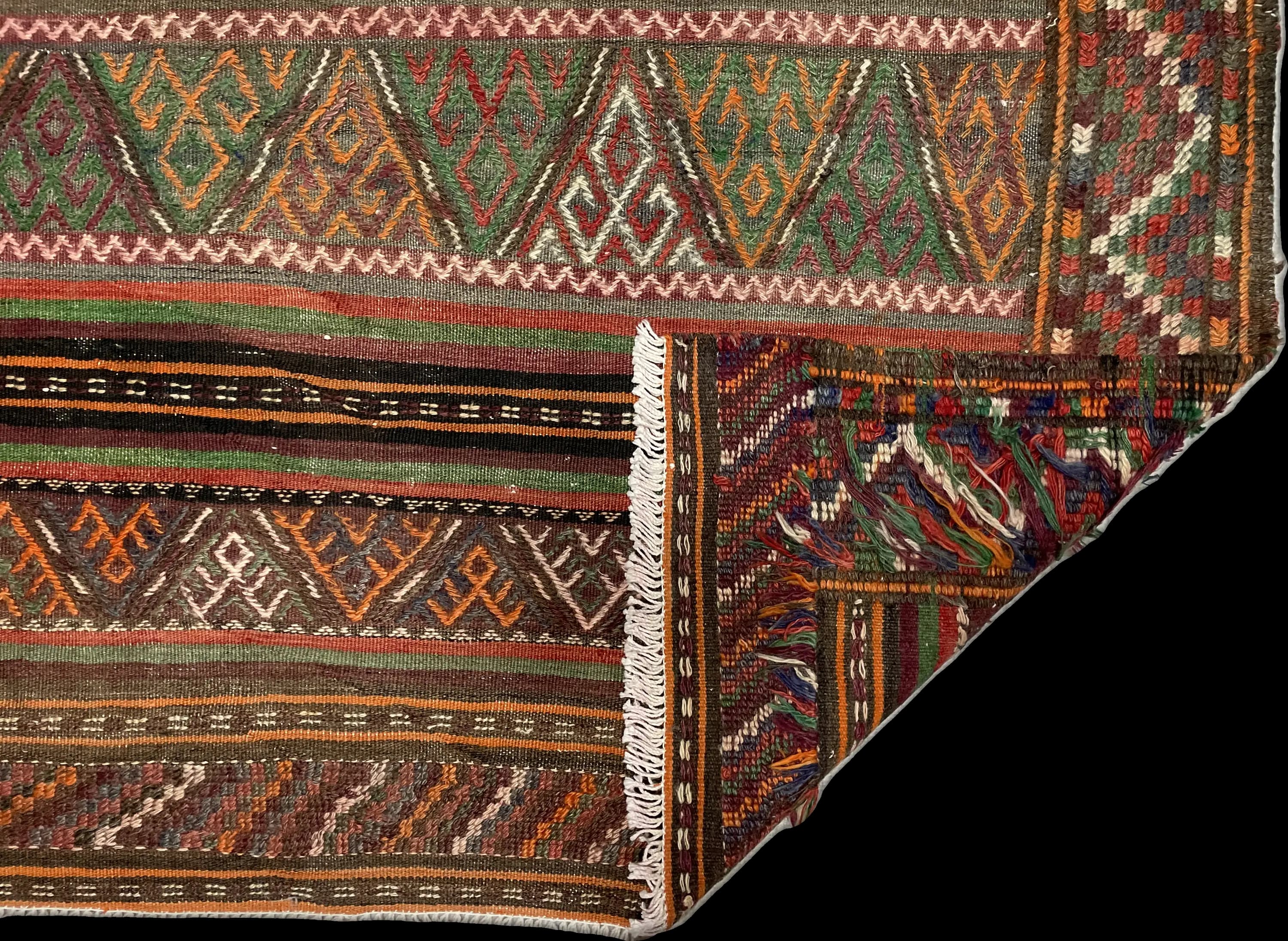 Rug folded on itself