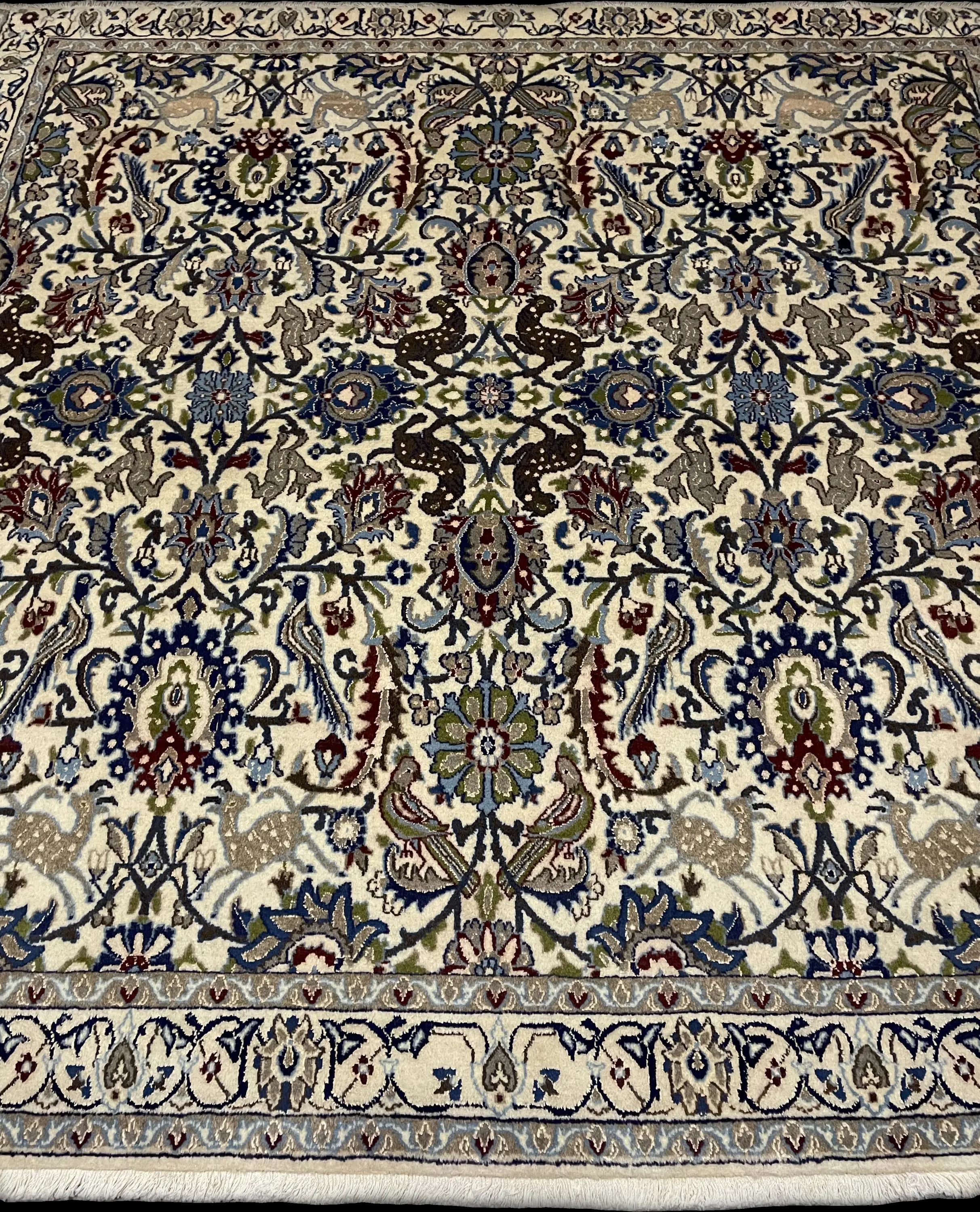 Perspective view of the rug