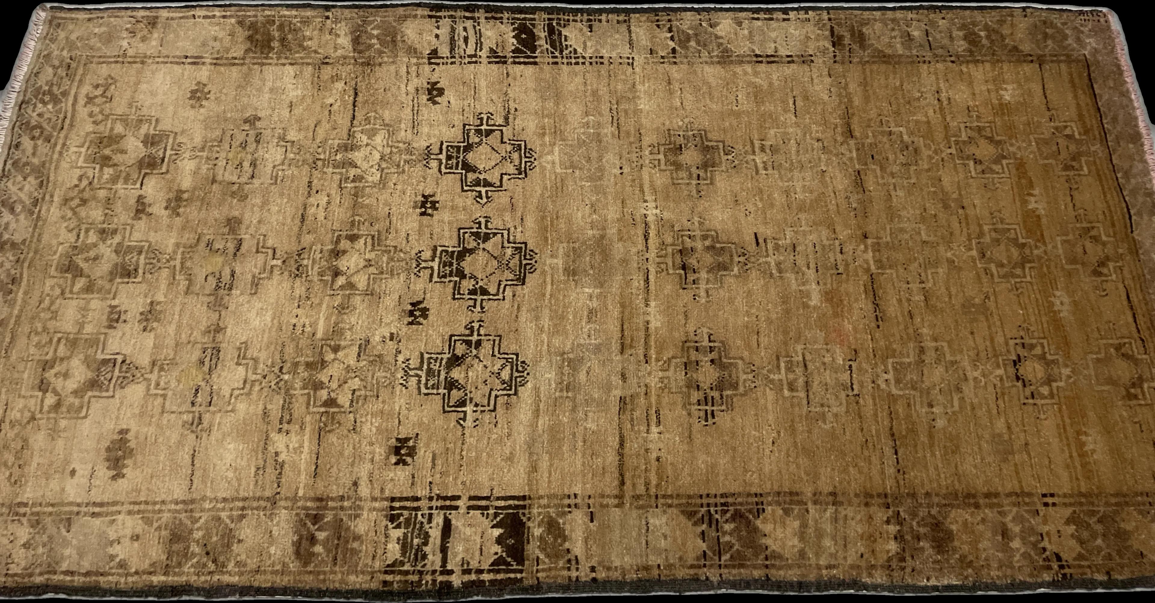 Perspective view of the rug