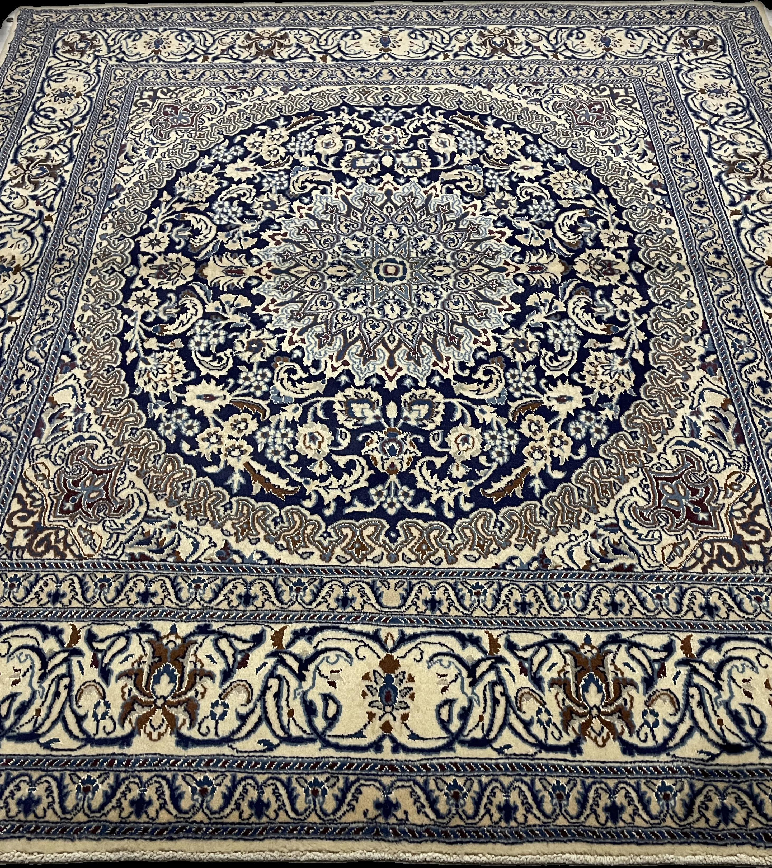 Perspective view of the rug