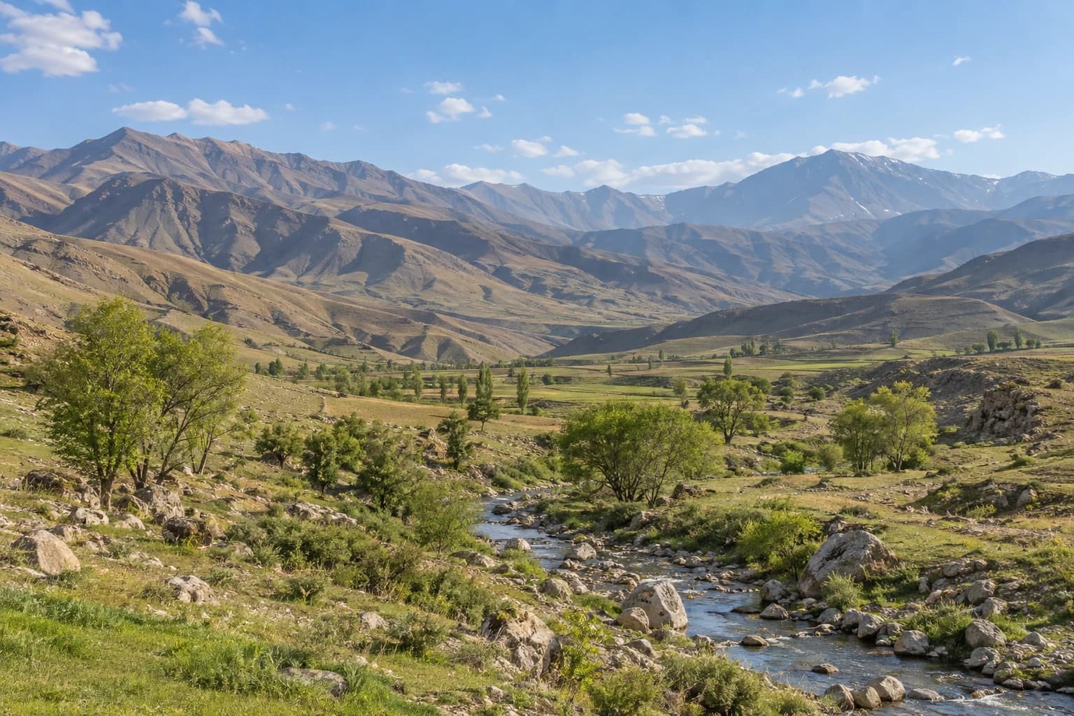 AI-generated regional illustration: Khorasan