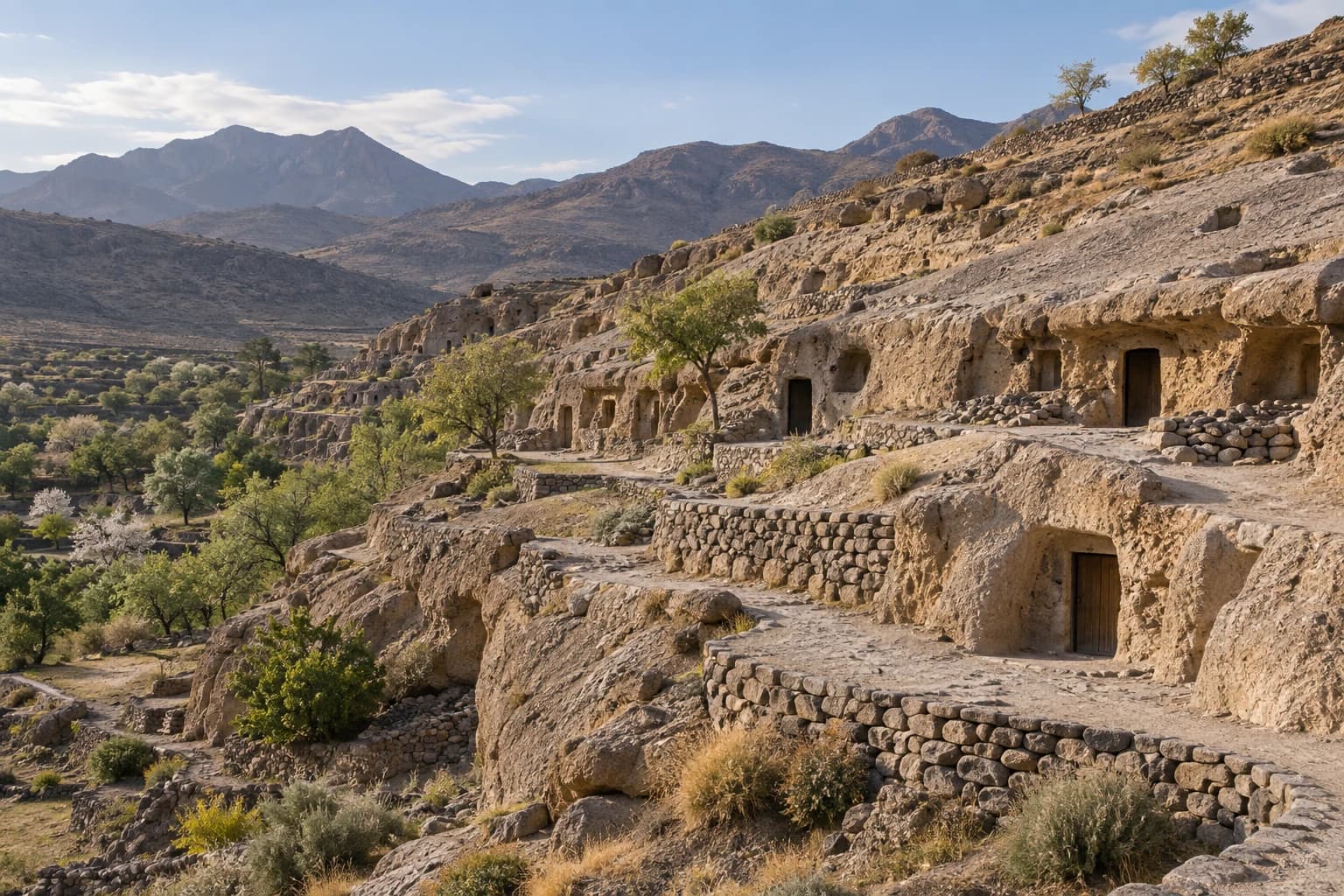 KI-generierte Darstellung der Region: Shahr-e Babak