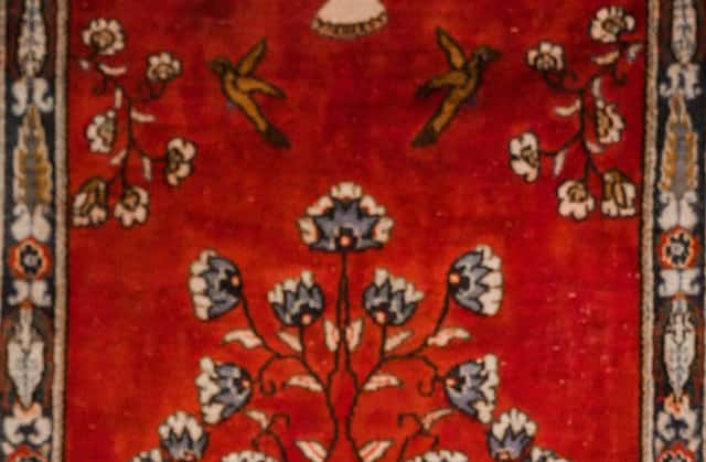 A representative floral carpet